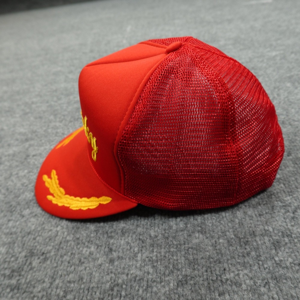 Vintage Kentucky Hat Cap Snap Back Mens Red Trucker Mesh Scrambled Eggs - Picture 4 of 11